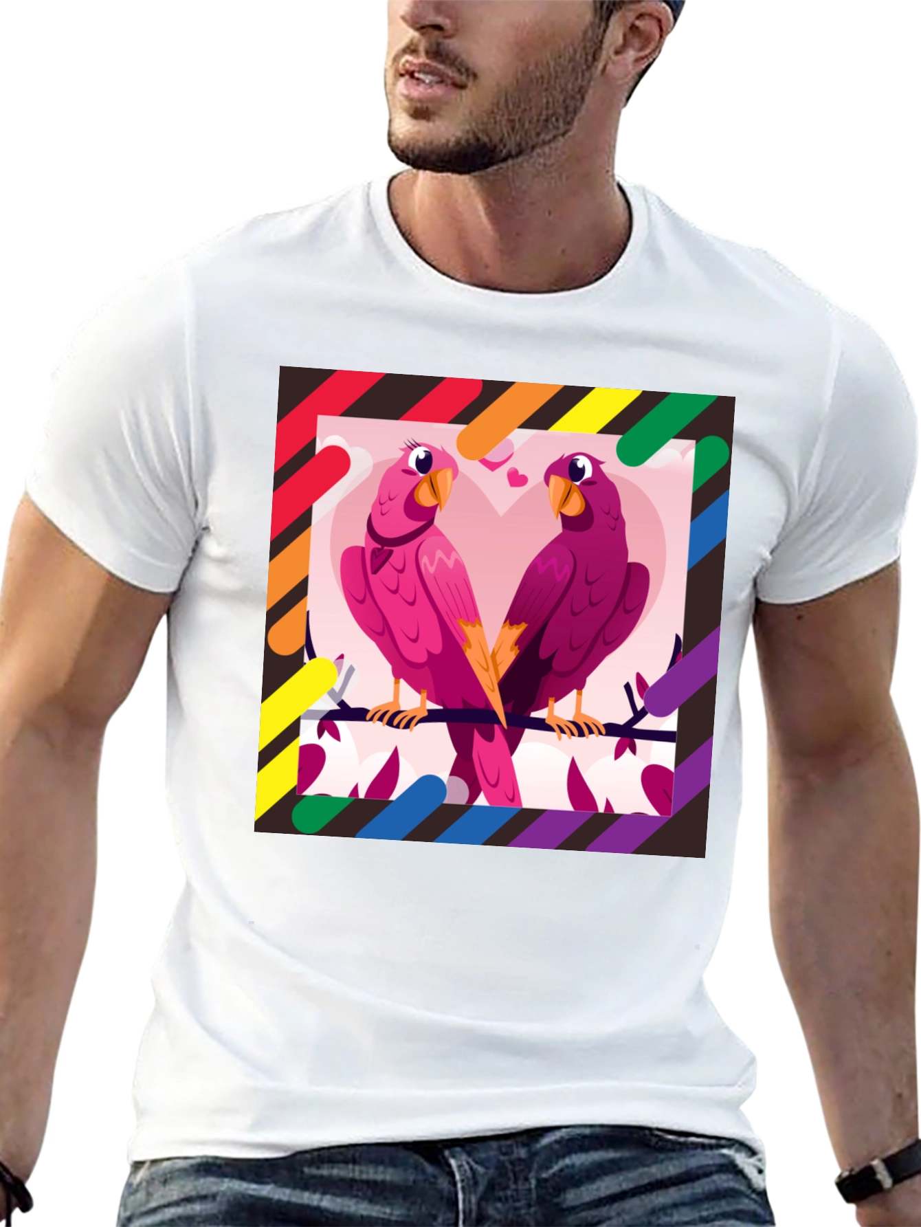 Love Birds LGBTQ Pride T-Shirt