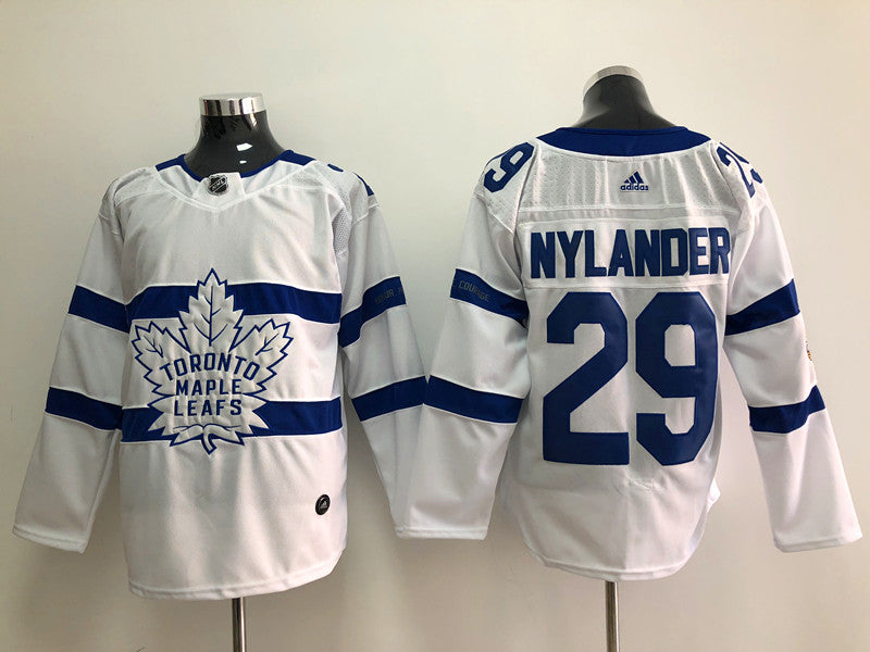 Men's Toronto Maple Leafs William Nylander #29 White Game Jerseys
