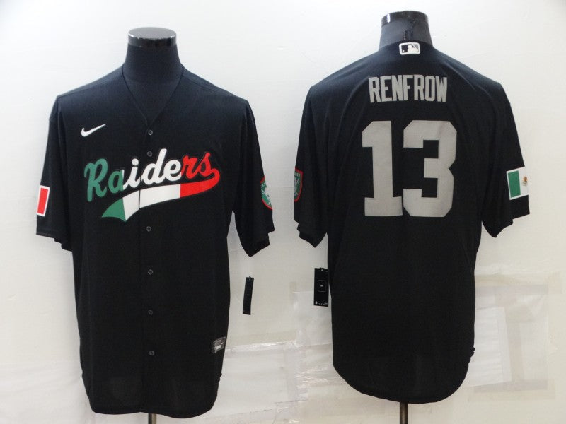 Men's Las Vegas Raiders Hunter Renfrow #13 Black Player Game Jerseys Joint Edition