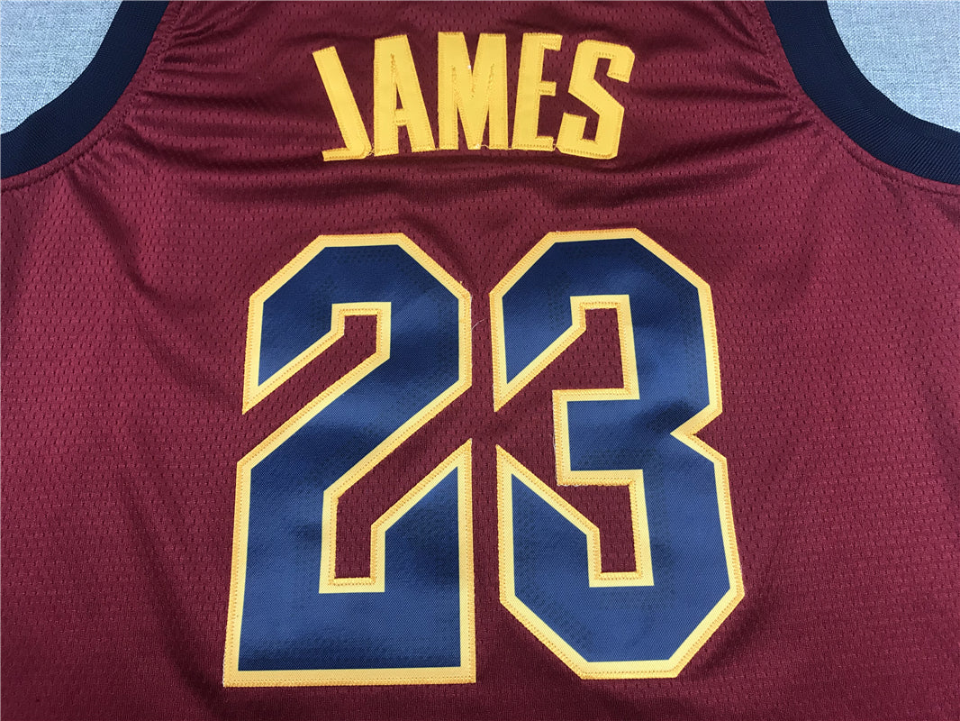 Men's Cleveland Cavaliers LeBron James #23 Red Swingman Player Jerseys