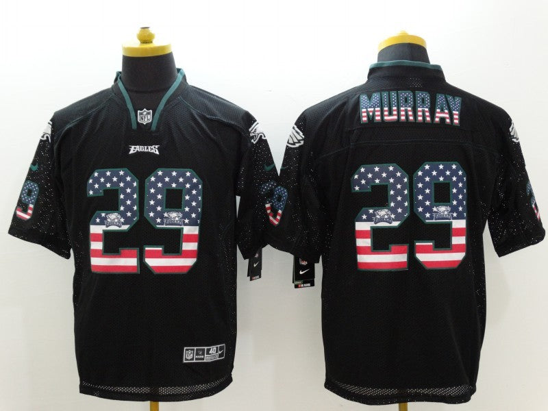 Men's Philadelphia Eagles DeMarco Murray #29 Black Game Jerseys
