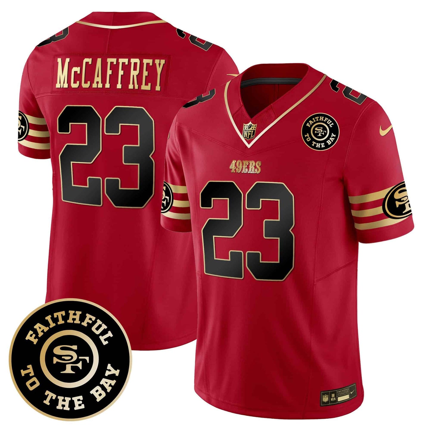Mens 49ers Faithful To The Bay Patch Vapor Limited Jersey V6 All Stitched