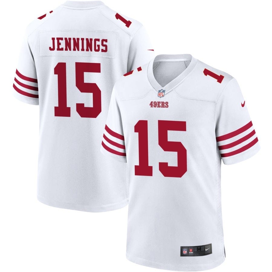 Jauan Jennings San Francisco 49ers Game Jersey - White