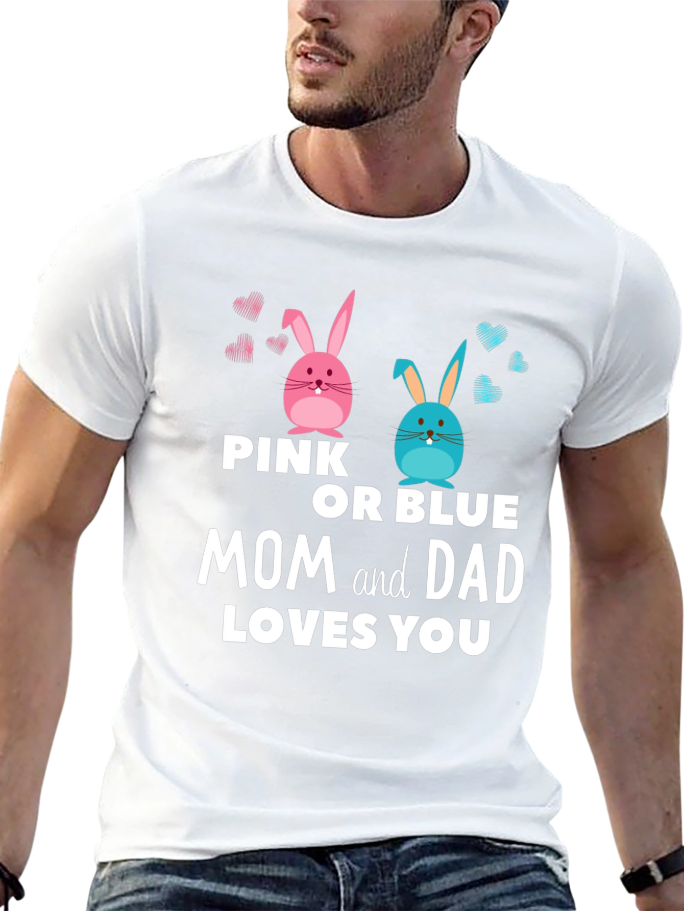 Pink or Blue Gender Reveal T-Shirt