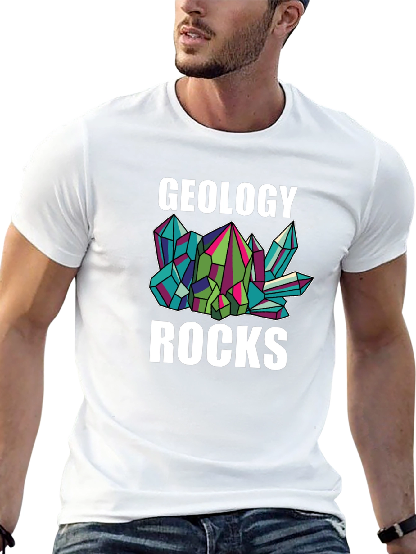 Geology Rocks T-Shirt Crystal Design
