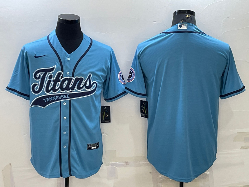 Men's Tennessee Titans Light Blue Blank Jerseys