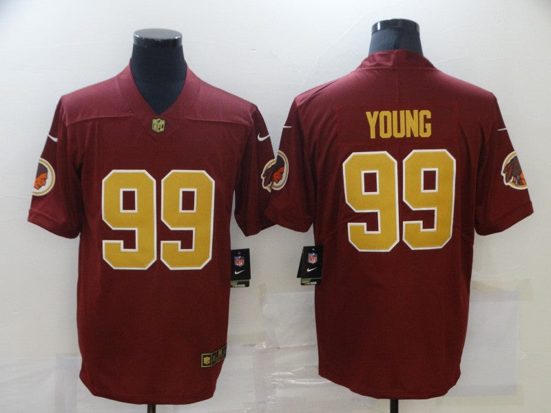 Men's Washington Commanders Chase Young #99 Red Player Game Jerseys