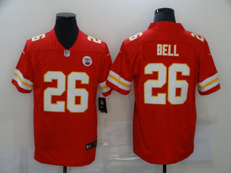 Men's Kansas City Chiefs Leveon Bell #26 Red Game Jerseys