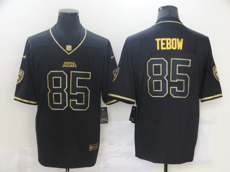 Men's Jacksonville Jaguars Tim Tebow #85 Black Game Player Jerseys
