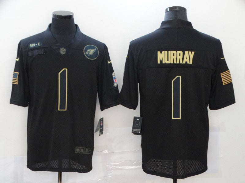 Men's Arizona Cardinals Kyler Murray #1 Black Game Player Jerseys