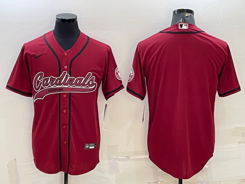 Men's Arizona Cardinals Red Blank Jerseys