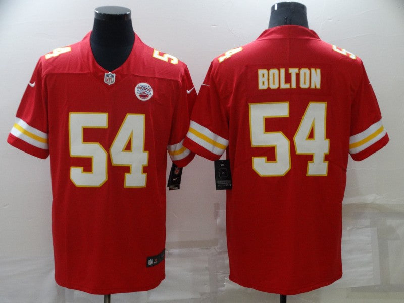 Men's Kansas City Chiefs Nick Bolton #54 Red Game Jerseys