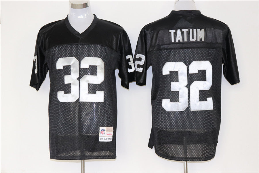 Men's Oakland Raiders Jack Tatum Mitchell & Ness Black Legacy Replica Jerseys