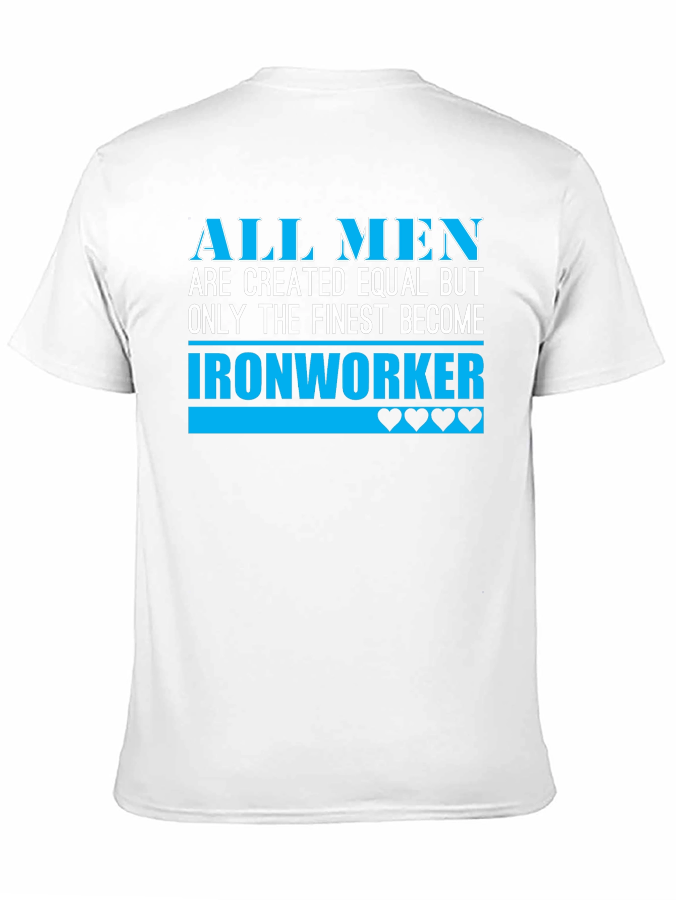 Finest Ironworker T-Shirt - Black Crew Neck Tee