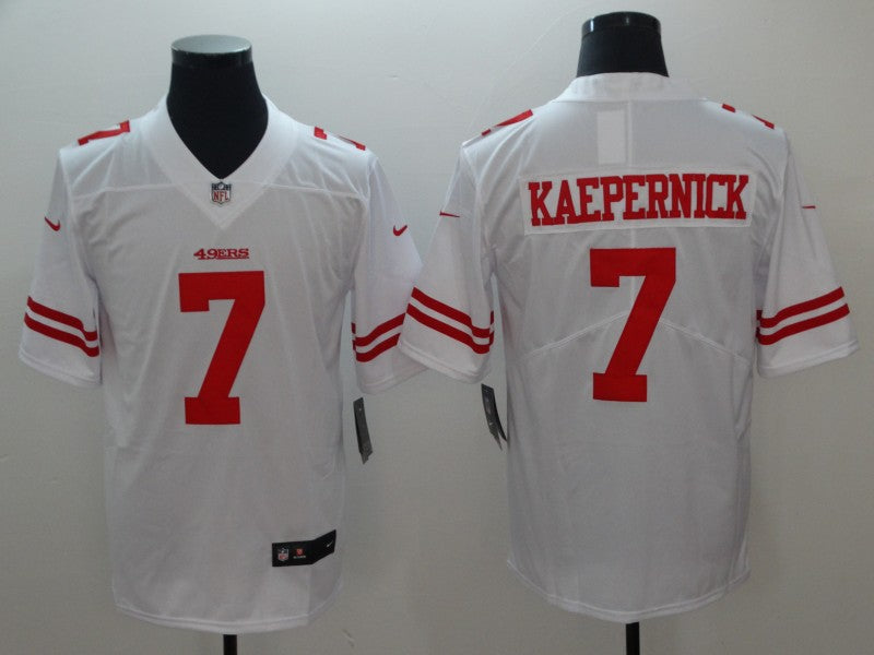 Men's San Francisco 49ers Colin Kaepernick #7 White Player Game Jerseys