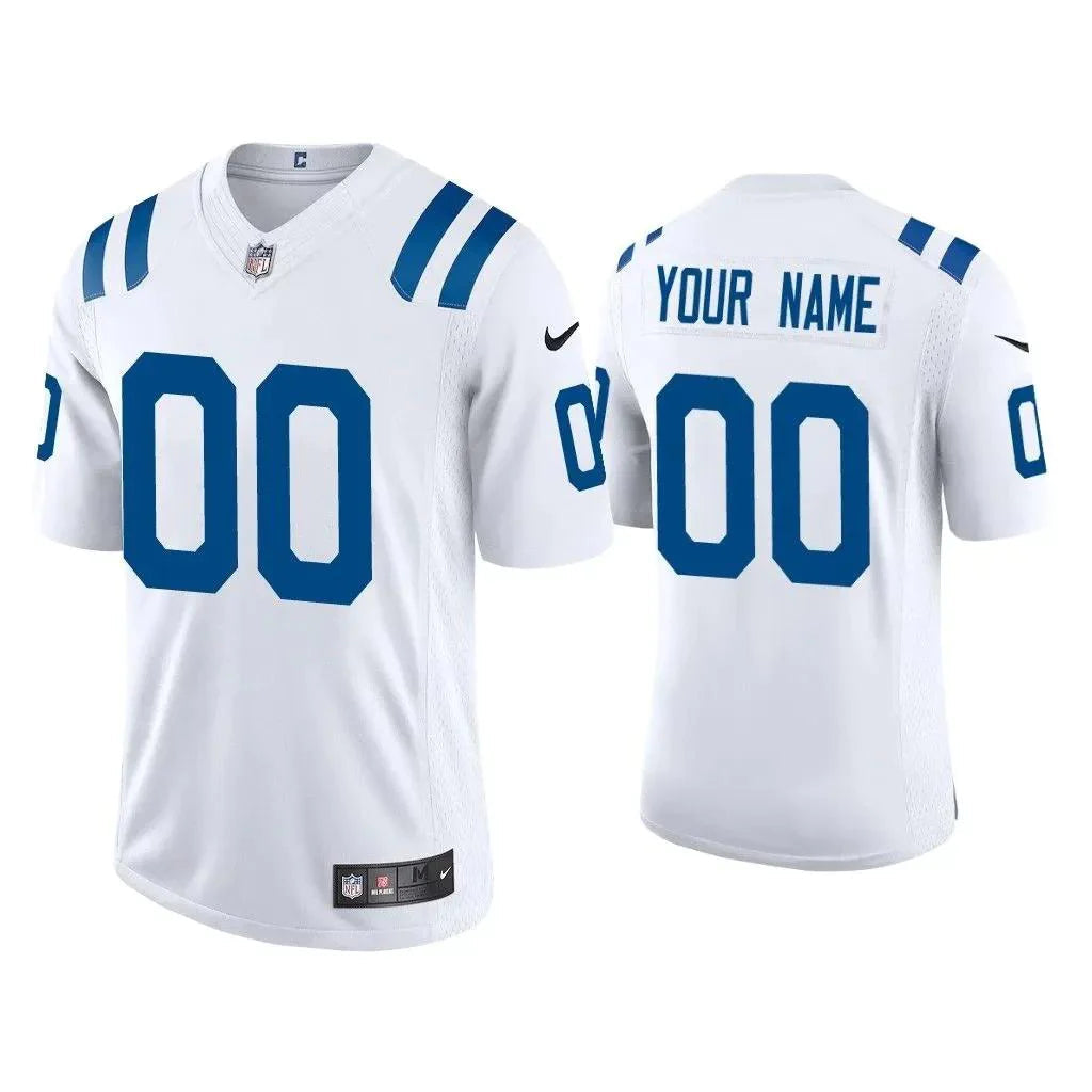 Men's Indianapolis Colts Custom1 Player Game Jerseys White