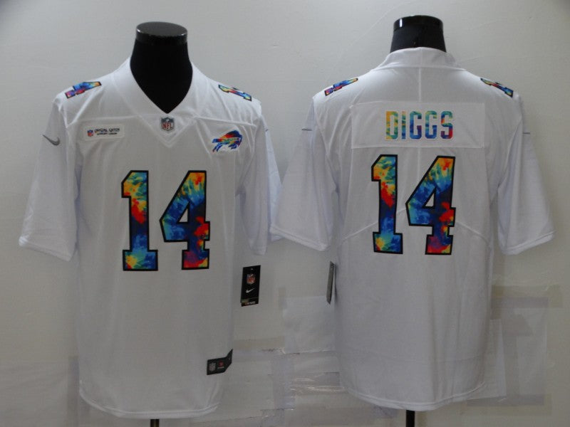 Men's Buffalo Bills Stefon Diggs #14 White Game Jerseys
