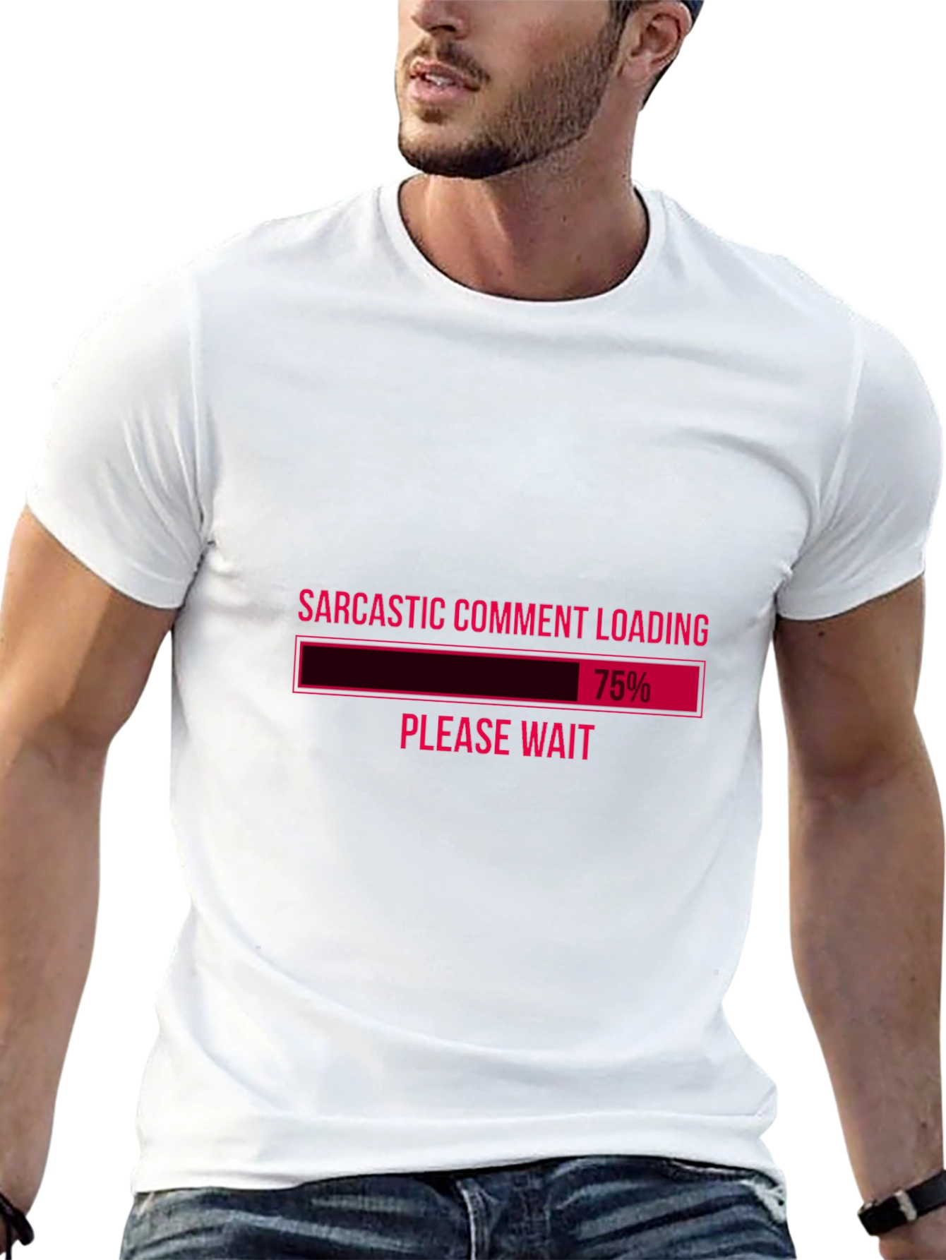 Sarcastic Comment Loading Graphic Tee