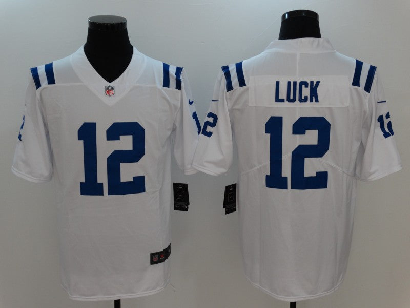 Men's Indianapolis Colts Andrew Luck White Game Jerseys
