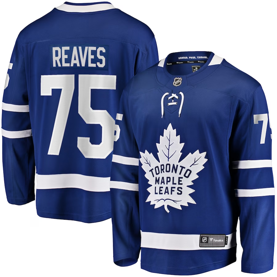 Men's Toronto Maple Leafs Ryan Reaves #75 Blue Player Game Jerseys