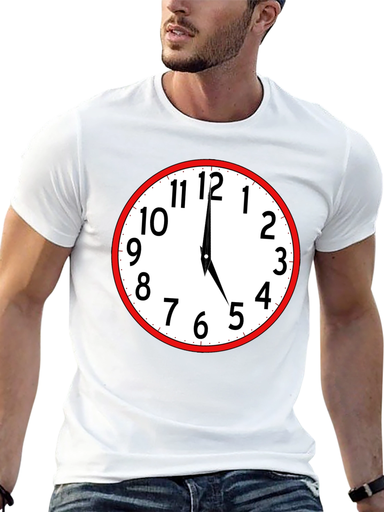 Novelty Clock T-Shirt - Time is Now!