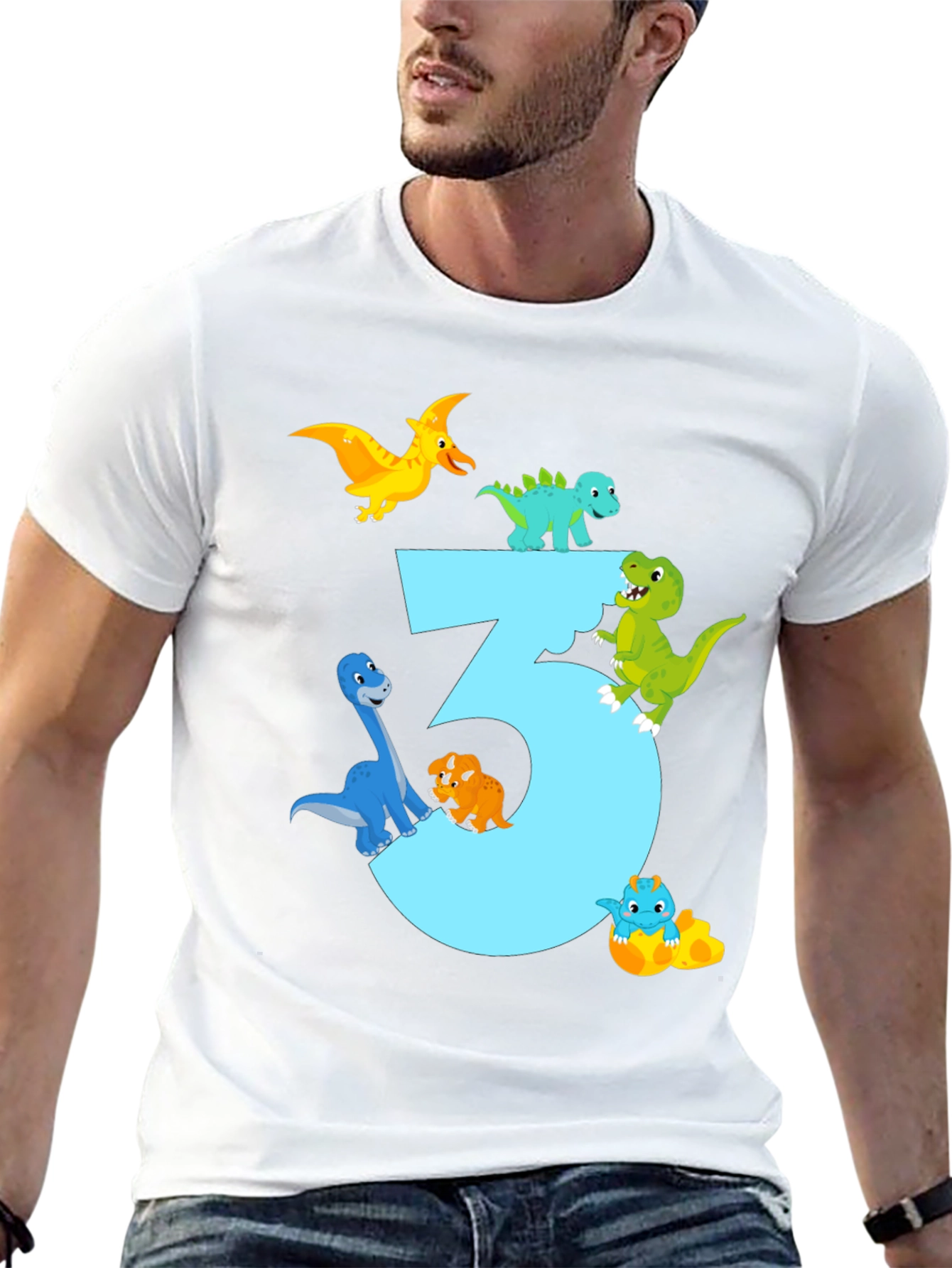 Dinosaur 3rd Birthday Shirt