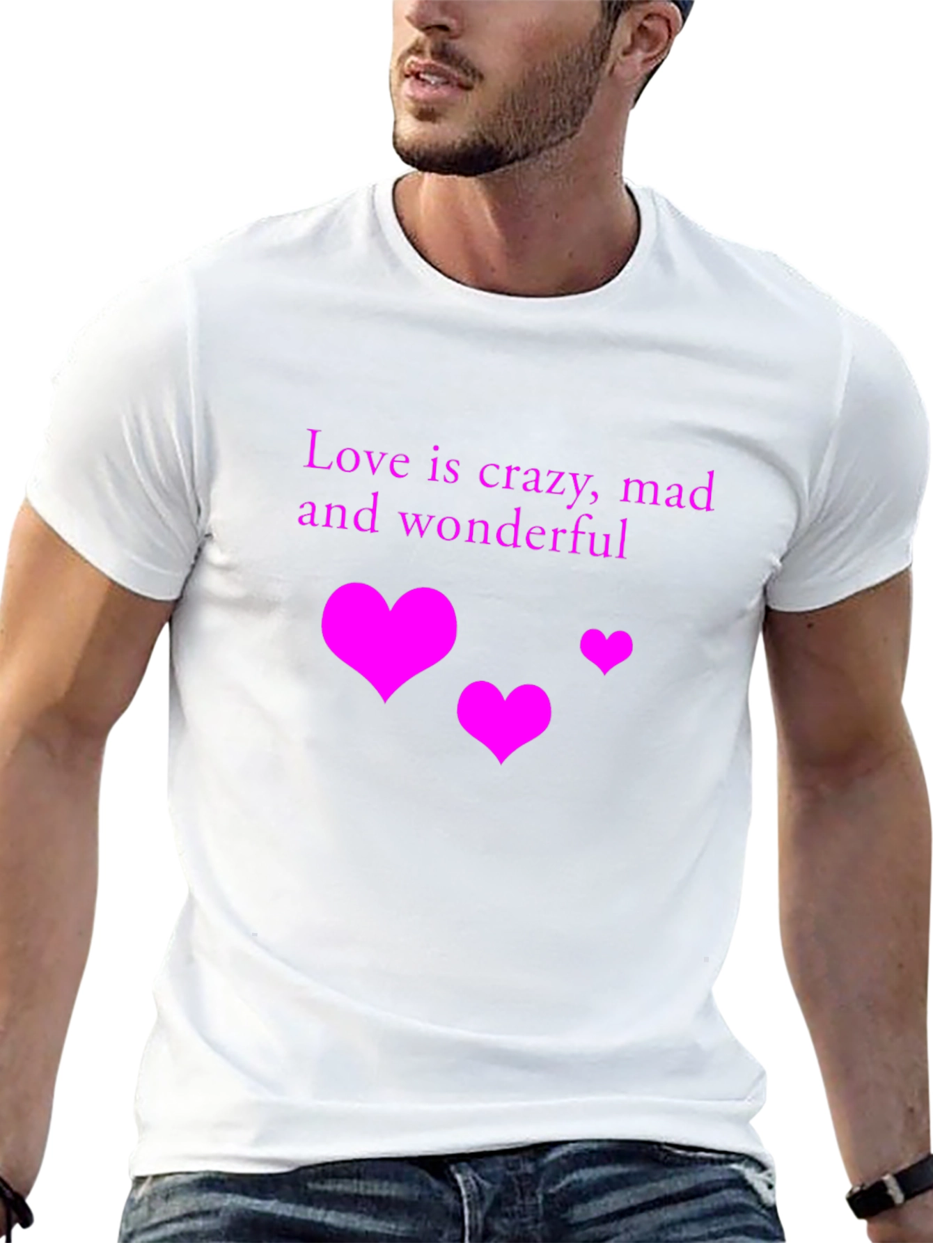 Love is Crazy T-Shirt - Stylish Graphic Tee