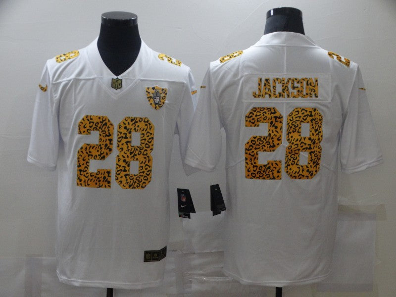 Men's Las Vegas Raiders Josh Jacobs #28 White Team Game Jerseys