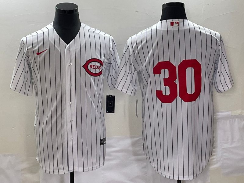 Men's Cincinnati Reds Ken Griffey Jr. #30 White 2022 MLB at Field of Dreams Game Authentic Player Jerseys