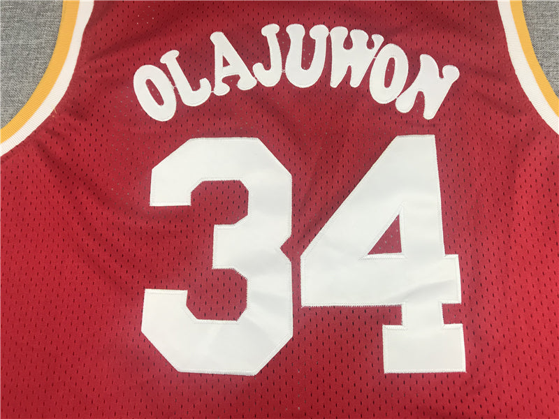 Men's Houston Rockets Hakeem Olajuwon 1993-94 Hardwood Classics Swingman Jerseys