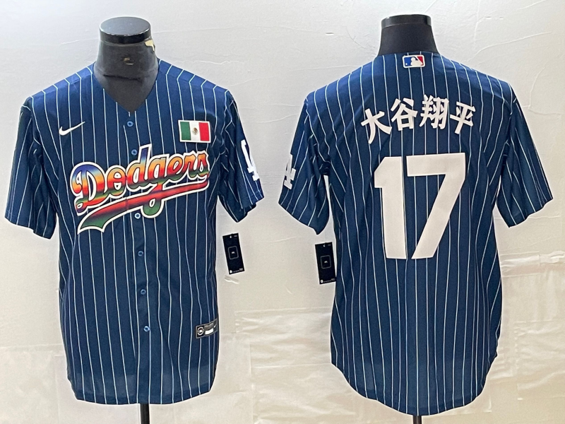 Men's Los Angeles Dodgers Shohei Ohtani #17 Royal Player Game Jerseys