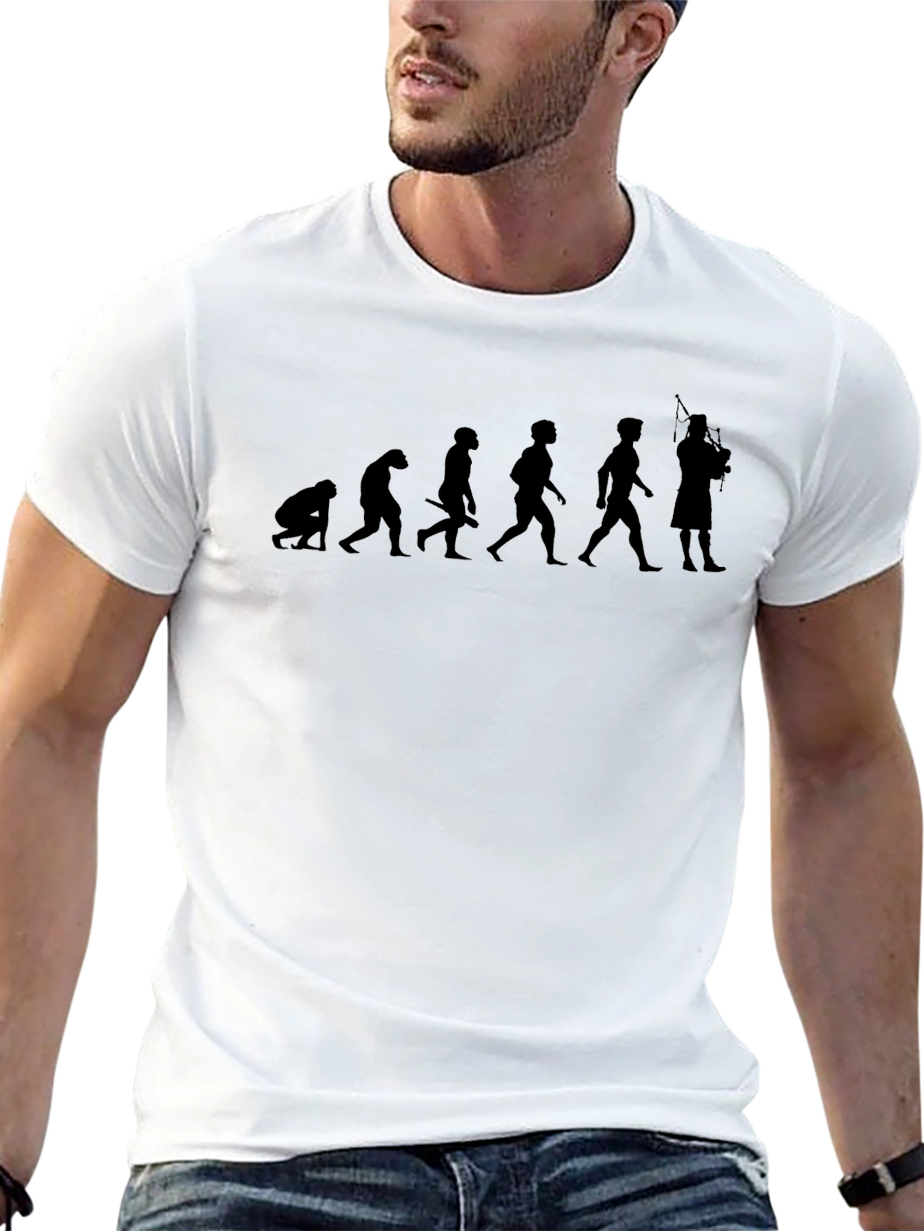 Evolution of Piper Black T-Shirt