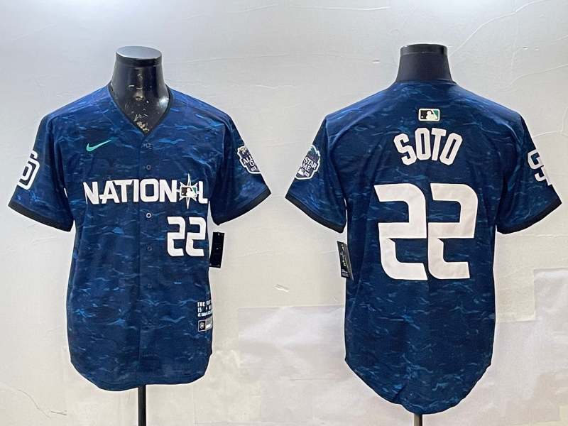 Men's National League Juan Soto #22 Navy 2023 MLB All-Star Game Limited Player Jerseys
