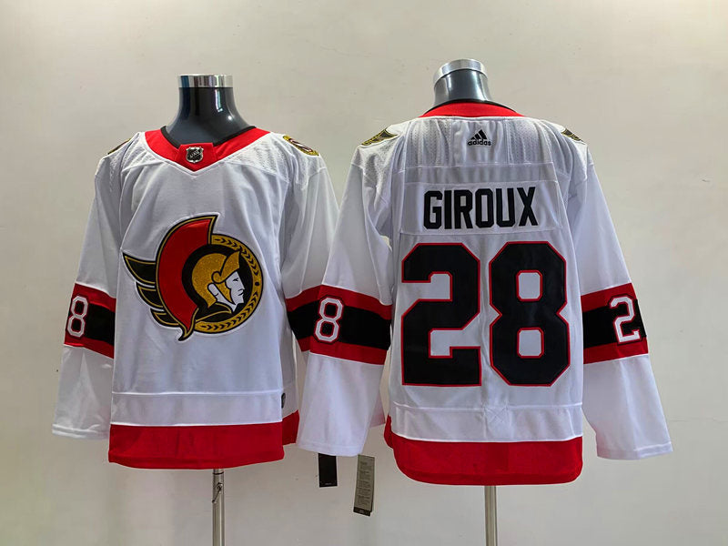 Men's Ottawa Senators Claude Giroux #28 White Player Game Jerseys