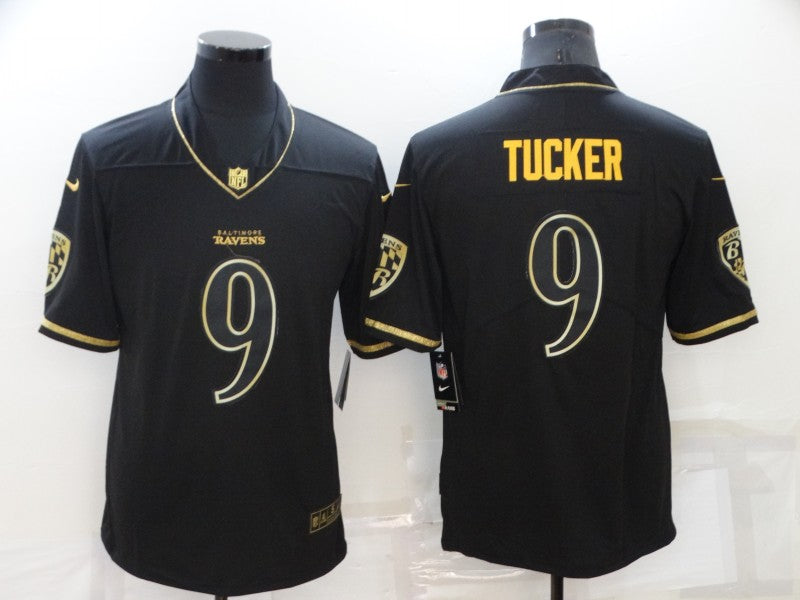 Men's Baltimore Ravens Justin Tucker #9 Back Player Game Jerseys