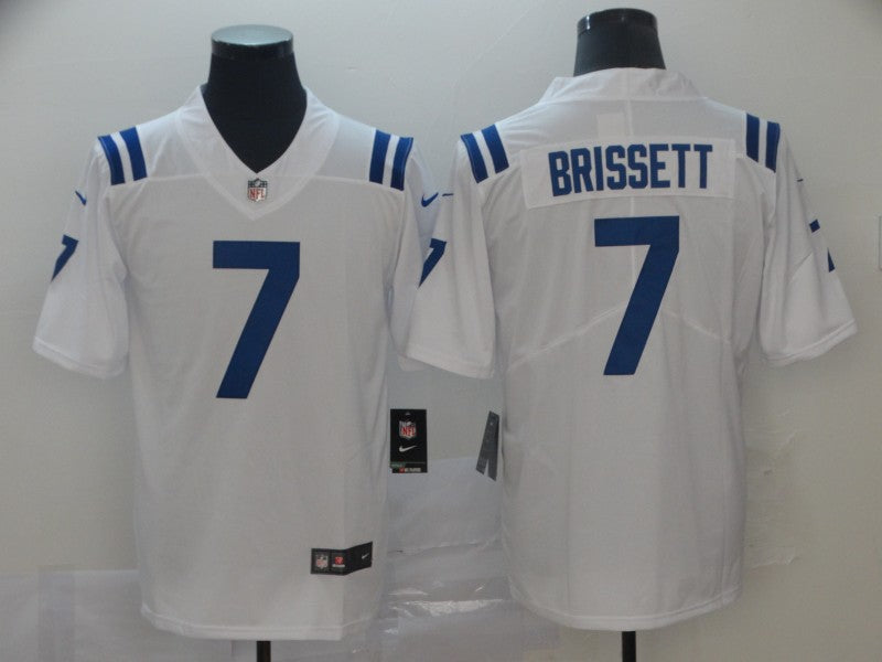 Men's Indianapolis Colts Jacoby Brissett White Game Jerseys
