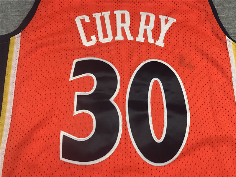 Men's Golden State Warriors Stephen Curry Fanatics Branded Orange Classic Jerseys