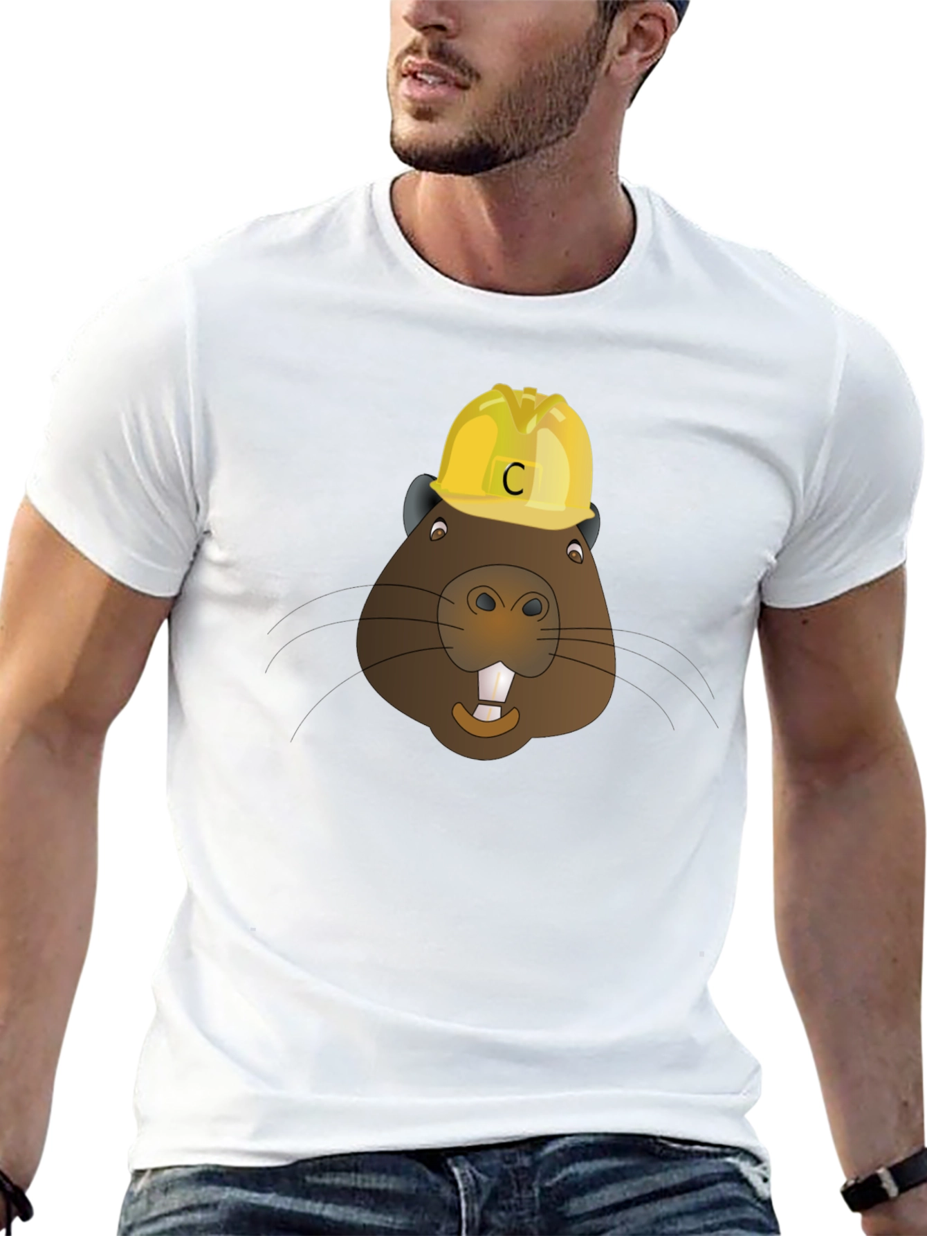 Beaver Builder T-Shirt - Cartoon Graphic Tee