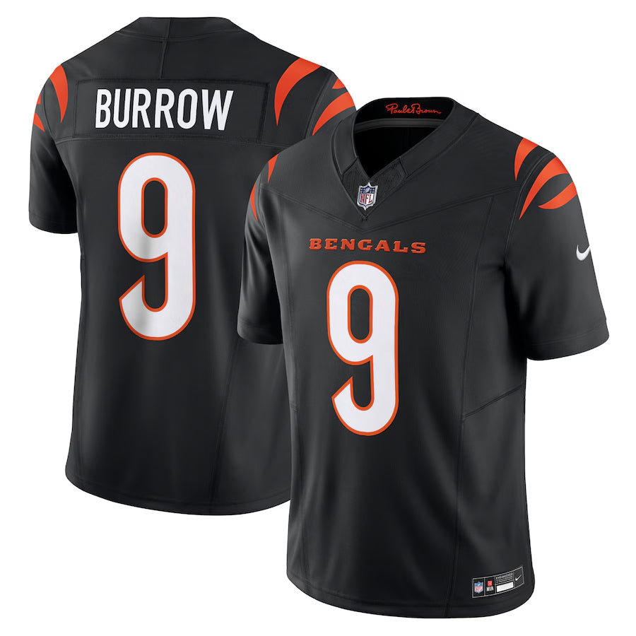 Cincinnati Bengals 9# Joe Burrow Vapor F.U.S.E. Limited Jersey