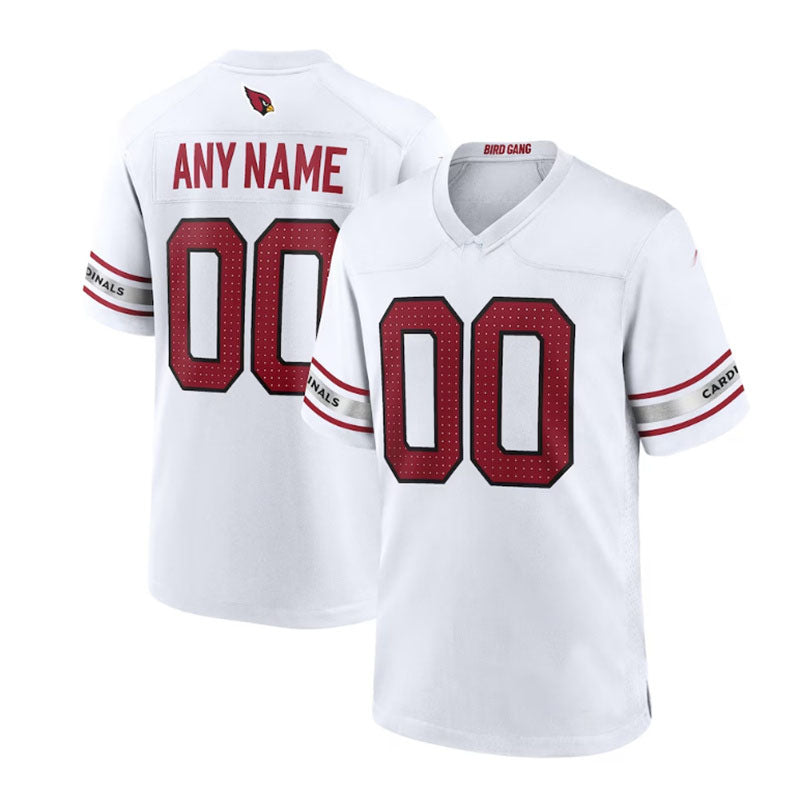 Custom1 Arizona Cardinals Game Jerseys - White Stitched American Football Jerseys