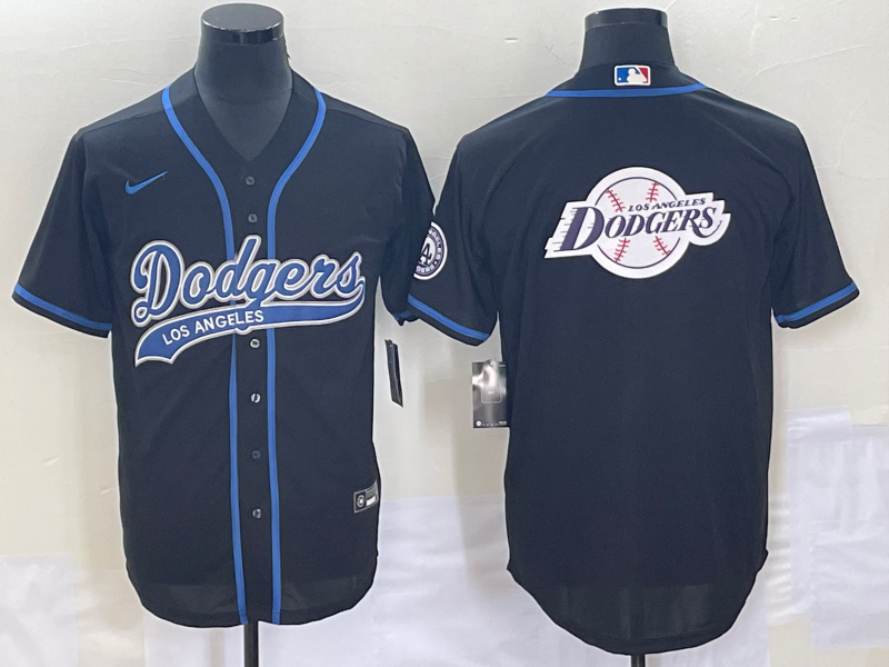 Men's Los Angeles Dodgers Black Player Jerseys Joint Edition