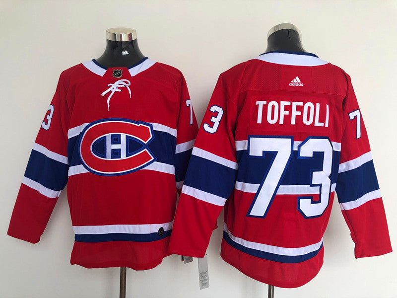 Men's Montreal Canadiens Tyler Toffoli #73 Red Player Game Jerseys