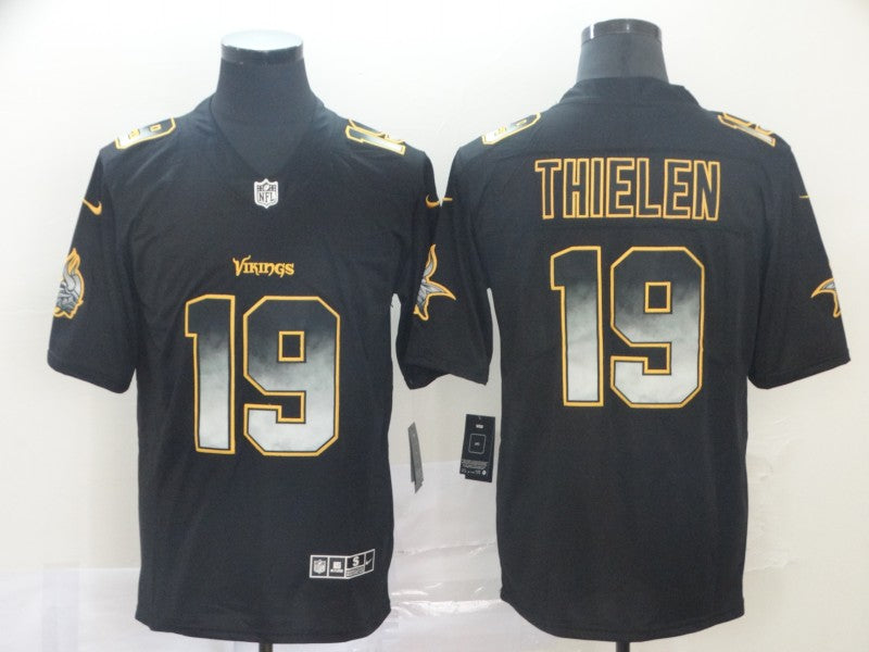 Men's Minnesota Vikings #19 Adam Thielen Black Player Game Jerseys