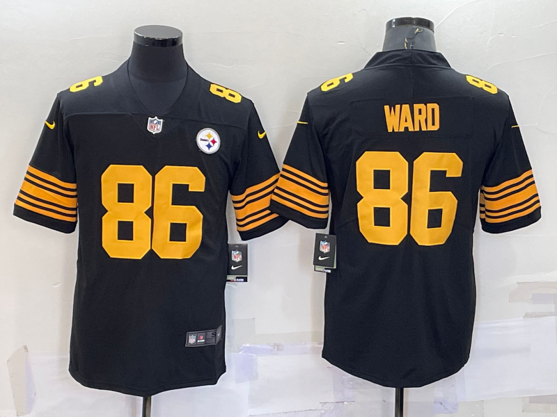 Men's Pittsburgh Steelers Hines Ward #86 Black Alternate Legend Jerseys