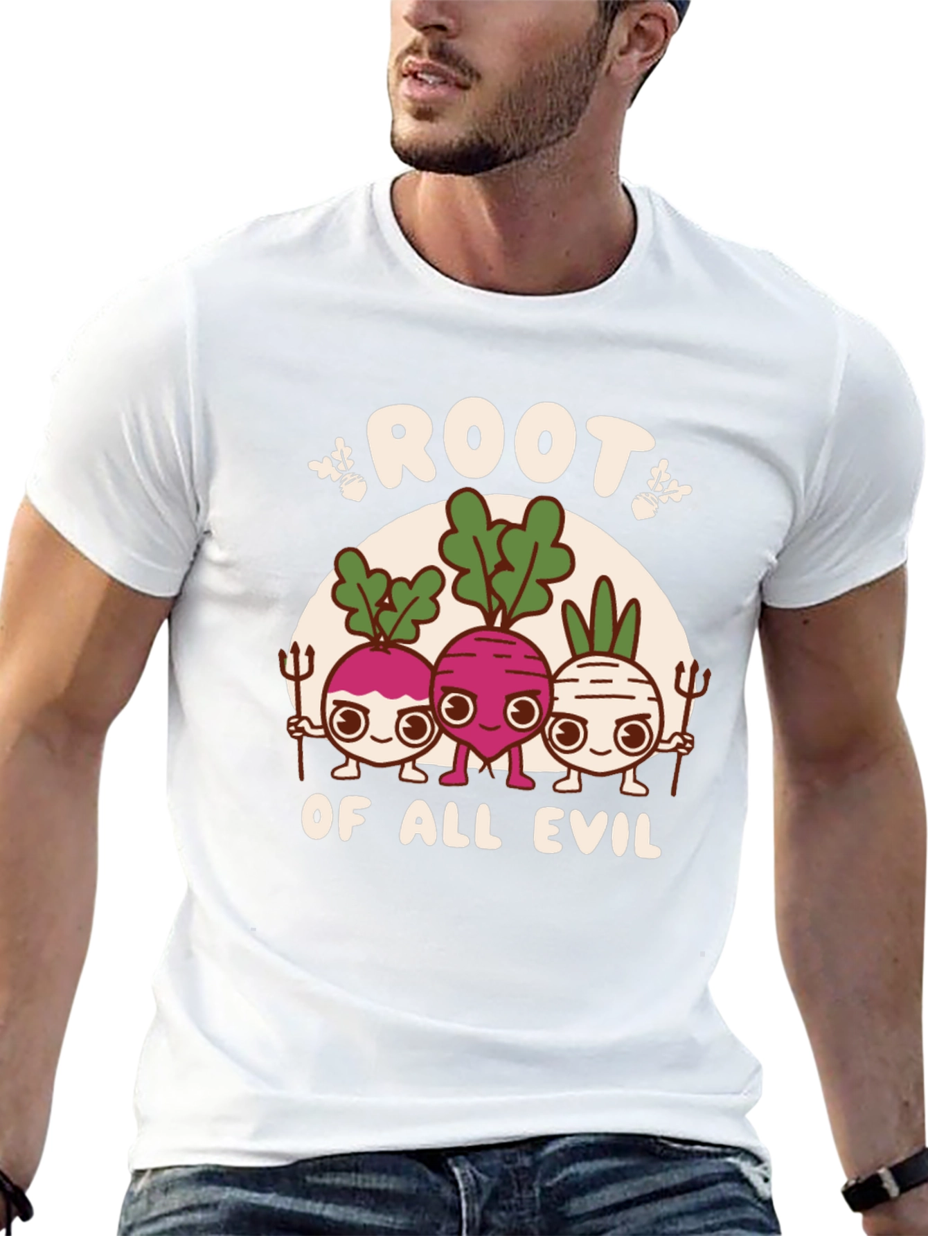 Root of All Evil Funny Graphic T-Shirt