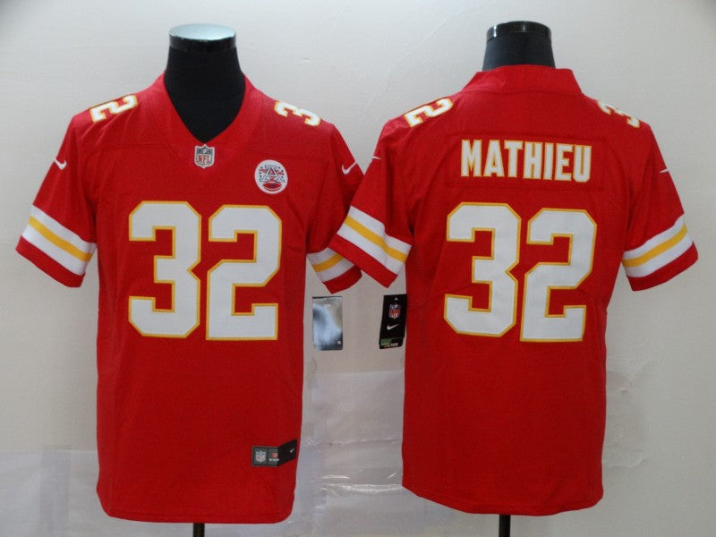 Men's Kansas City Chiefs Tyrann Mathieu #32 Red Game Jerseys