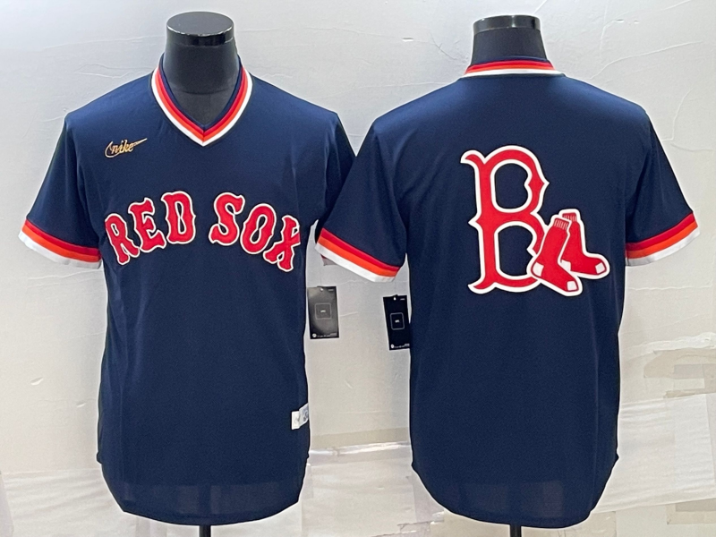 Men's Boston Red Sox Navy Replica Player Name Jerseys