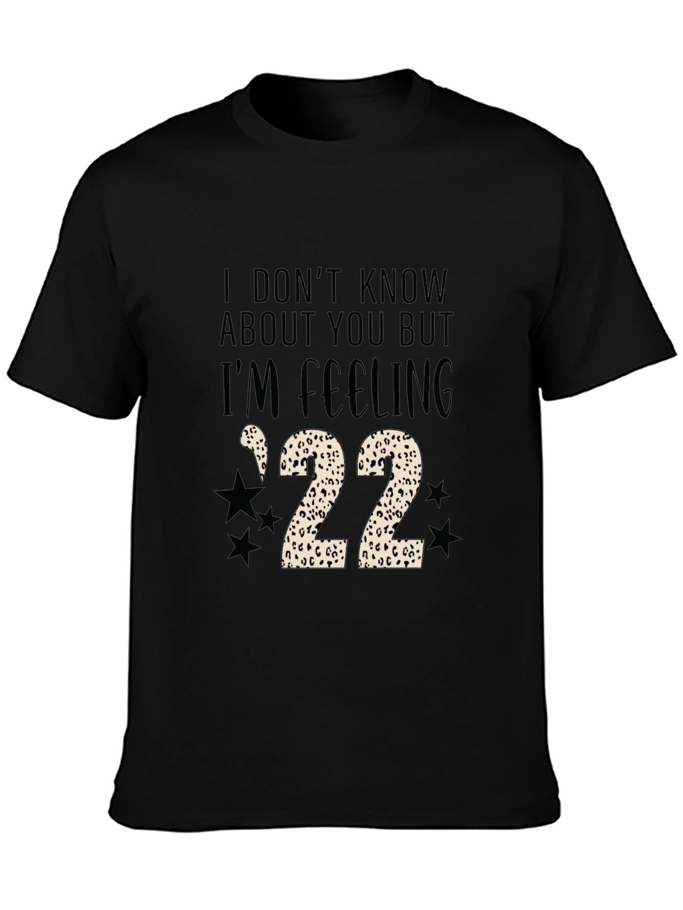 Feeling 22 Leopard Print T-Shirt