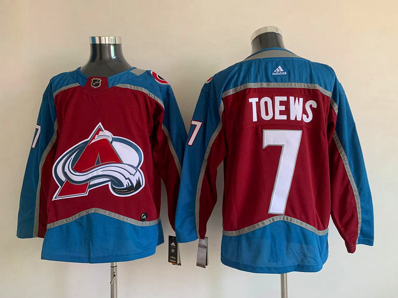 Men's Colorado Avalanche Devon Toews #7 Maroon Home Breakaway Player Jerseys