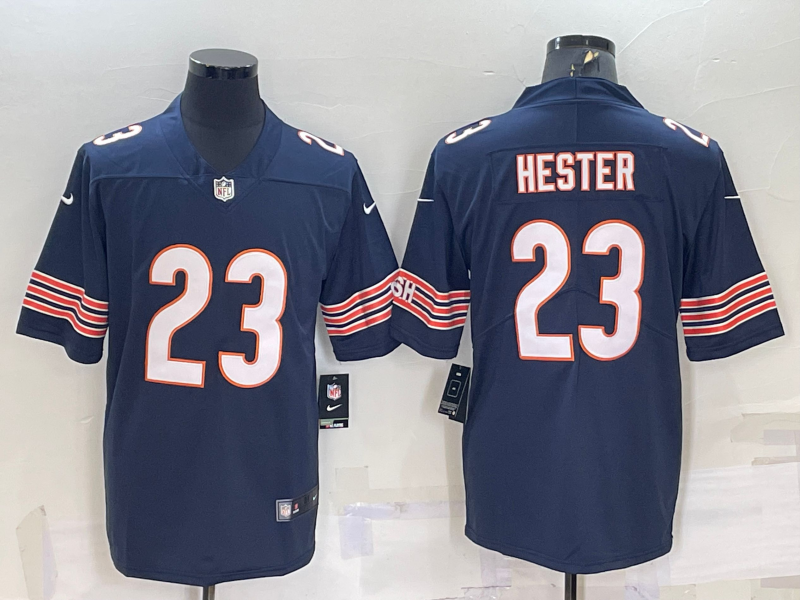 Men's Chicago Bears Devin Hester #23 Navy Game Jerseys